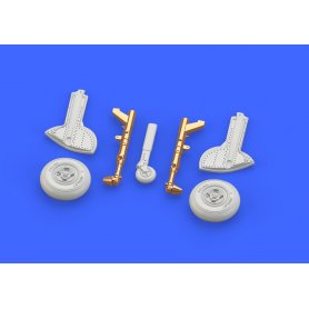 Eduard 1:72 Supermarine Spitfire Mk.IX legs w/4 spoke wheels, smooth tire dla Eduard