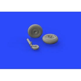 Eduard 1:72 Supermarine Spitfire Mk.VIII wheels 4 spoke w/ smooth tire dla Eduard