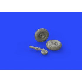 Eduard 1:72 Supermarine Spitfire Mk.VIII wheels 4 spoke w/ pattern dla Eduard