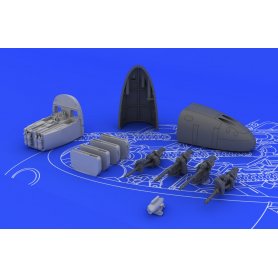 Eduard 1:72 Messerschmitt Bf-110C/D nose guns dla Eduard