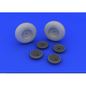 B-17G wheels REVELL