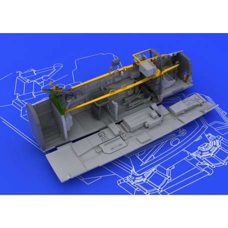 Bf 110G-2 cockpit EDUARD