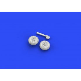Supermarine Spitfire Mk.IX wheels 5 spoke, w/pattern dla Eduard 70121