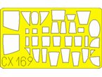 Eduard 1:72 Masks for Iljuszyn Il-28 Beagle / Trumpeter 