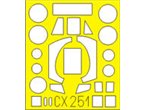 Eduard 1:72 Masks for Canberra PR.9 / Airfix 