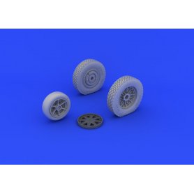 Eduard 632073 P-39 Wheels Late Kittyhawk
