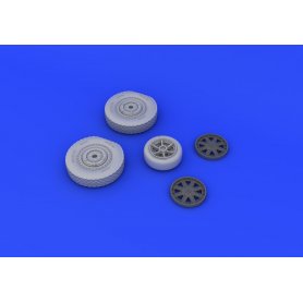 Eduard 632073 P-39 Wheels Late Kittyhawk
