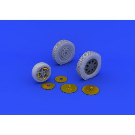 Eduard 632073 P-39 Wheels Late Kittyhawk