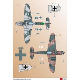 Eduard 1:32 Kalkomanie do Messerschmitt Bf-109 K-4