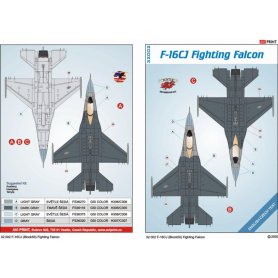 Eduard 1:32 Kalkomanie do F-16CJ