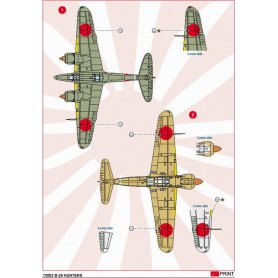 Eduard 1:48 Kalkomanie do B-29 Hunters