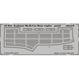Eduard BIG 1:24 Hawker Typhhon Mk.Ib car door dla Airfix A19003