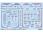 Eduard 1:48 Kalkomanie do Messerschmitt Bf-109E STENCILS