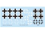 Eduard 1:48 Decals Balkenkreuze for Messerschmitt Bf-109G / Eduard 