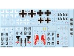 Eduard 1:72 Decals for Messerschmitt Bf-110E / Eduard 