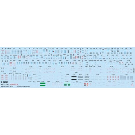 MiG-21BIS stencils