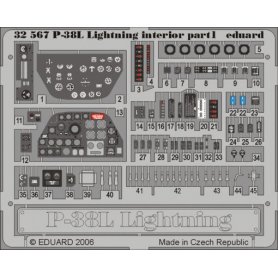Eduard BIG 1:32 P-38L color set dla Trumpeter