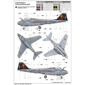 TRUMPETER 1:32 02250 GRUMMAN A-6E INTRUDER TRAM