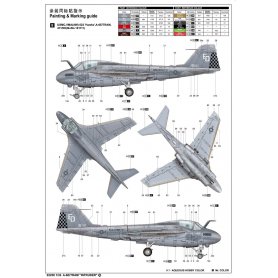 TRUMPETER 1:32 02250 GRUMMAN A-6E INTRUDER TRAM