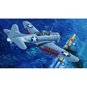 TRUMPETER 1:32 02244 SBD-3 "DAUNTLESS" MIDWAY (CLEAR EDITION)