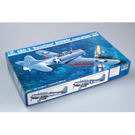 TRUMPETER 1:32 02244 SBD-3 "DAUNTLESS" MIDWAY (CLEAR EDITION)
