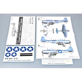 TRUMPETER 1:32 02244 SBD-3 "DAUNTLESS" MIDWAY (CLEAR EDITION)