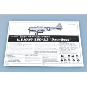 TRUMPETER 1:32 02241 U.S. NAVY SBD-1/2 "DAUNTLESS"