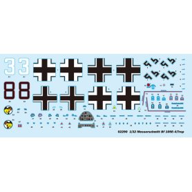 TRUMPETER 1:32 02290 MESSERSCHMITT BF 109E-4/TROP