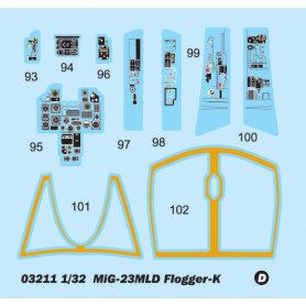 Trumpeter 1:32 MIG-23MLD Flogger-K