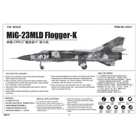 Trumpeter 1:32 MIG-23MLD Flogger-K