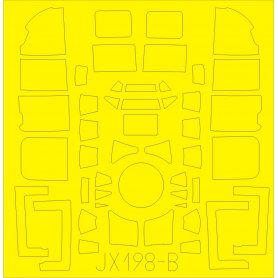 Eduard 1:32 Maski do B-17F dla Hong Kong Models 01E04a