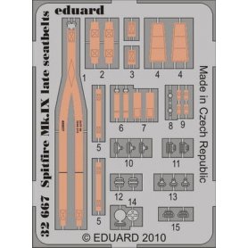 Eduard BIG 1:32 Supermarine Spitfire Mk.IX late dla Tamiya