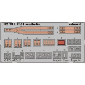 Eduard BIG 1:32 North American P-51D early dla Tamiya