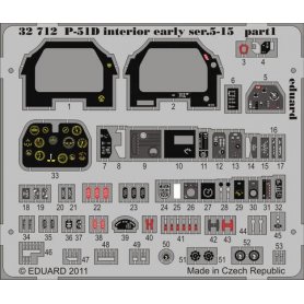 Eduard BIG 1:32 North American P-51D early dla Tamiya
