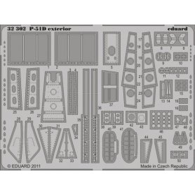 Eduard BIG 1:32 North American P-51D late dla Tamiya