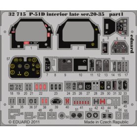 Eduard BIG 1:32 North American P-51D late dla Tamiya