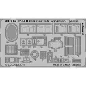 Eduard BIG 1:32 North American P-51D late dla Tamiya