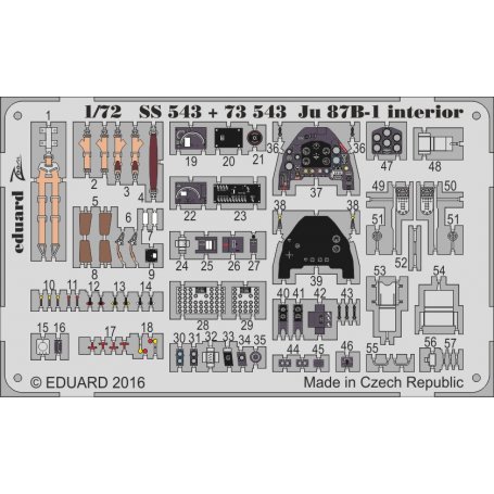 EDUARD SS543 Ju-87B-1 - Airfix 03087