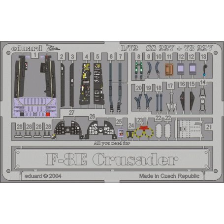 Eduard SS227 F-8E - Academy
