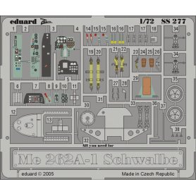 Eduard 1:72 Messerschmitt Me-262 A-1 Schwalbe dla Hasegawa