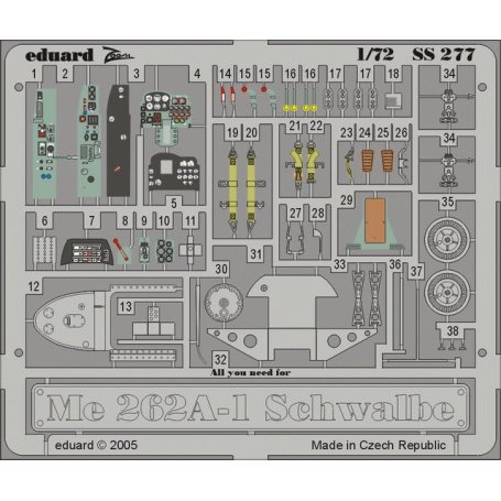 Me 262A-1 Schwalbe HASEGAWA