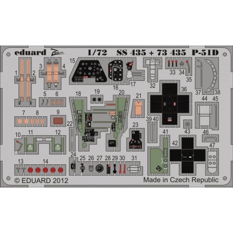 Eduard 1:72 North American P-51D S.A. dla ITALERI
