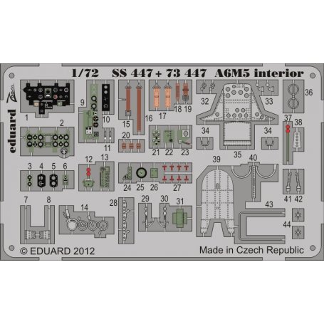 A6M5 interior S.A. TAMIYA