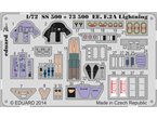 Eduard 1:72 Interior elements for EE F.2A Lightning / Airfix