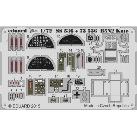 Eduard Ss536 B5N2 Kate Airfix 04058