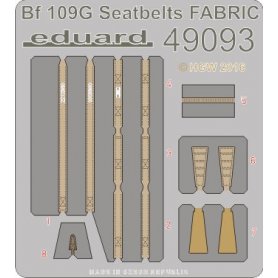 Eduard 1:48 BIG SIN Messerschmitt Bf 109 G-6 essential dla Eduard 82111