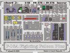 Eduard 1:48 Interior elements for F-16A Fightning Falcon Plus / Hasegawa