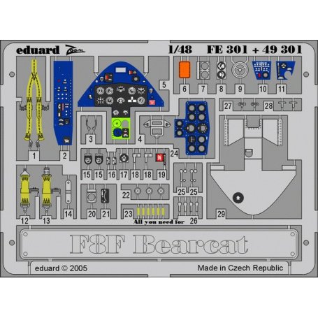 Eduard FE301 F8F - Academy/Hobbycraft