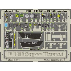 F-18E interior HASEGAWA