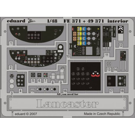 Lancaster interior TAMIYA